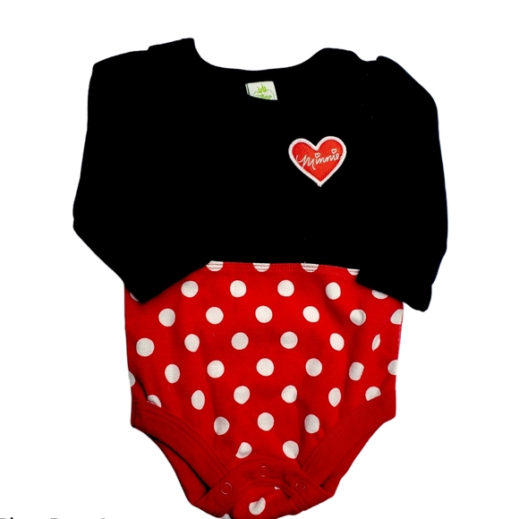 Disney Baby 0-3 Months Minnie Mouse bodysuit - Picture 1 of 4